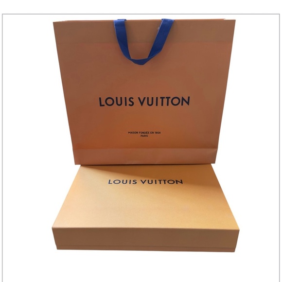 Louis Vuitton -luxury Gift Box Set -Empty Box, Dust Bag, Shopping Bag -authentic - Picture 1 of 6